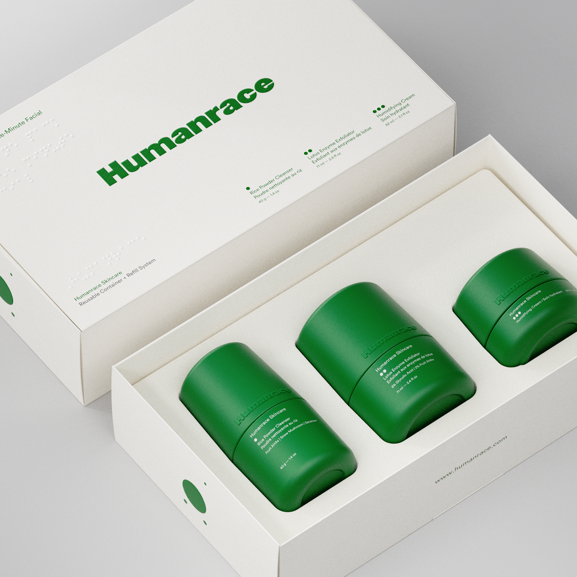 Three-Minute Facial Routine Kit – Humanrace Three-Minute Facial Routine Kit – Humanrace